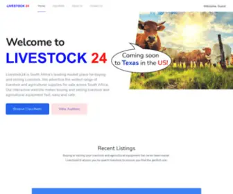 Livestock24.co.za(Livestock 24) Screenshot