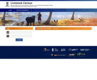 Livestockcensus.gov.in(Livestock) Screenshot