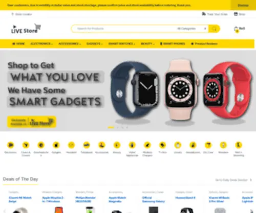 Livestore.pk(Mobile Accessories & complete range of electronics products) Screenshot