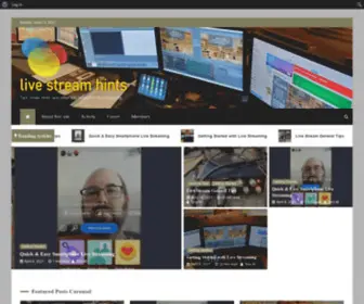 Livestreamhints.com(Tips, tricks, hints, and other info related to live streaming) Screenshot