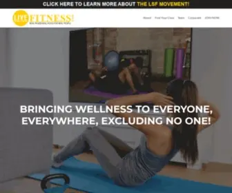 Livestreamingfitness.com(Live Streaming Fitness) Screenshot