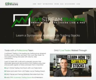 Livestreamtrading.com(LiveStream Trading) Screenshot