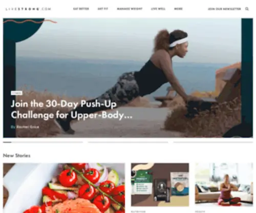 Livestrong.com(Simple Healthy Living) Screenshot