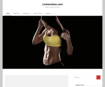 Livesunless.com(Blog for better Lifestyle) Screenshot