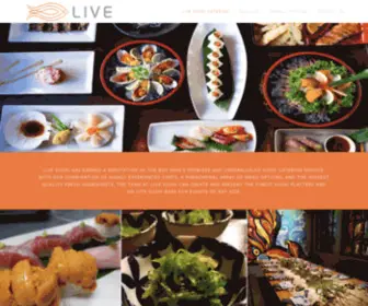 Livesushicatering.com(Live Sushi Catering) Screenshot