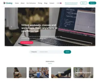 Livesy.com(Home Page Livesy) Screenshot