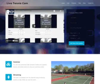 Livetenniscam.com(Live Streaming of Tennis Events for Colleges) Screenshot