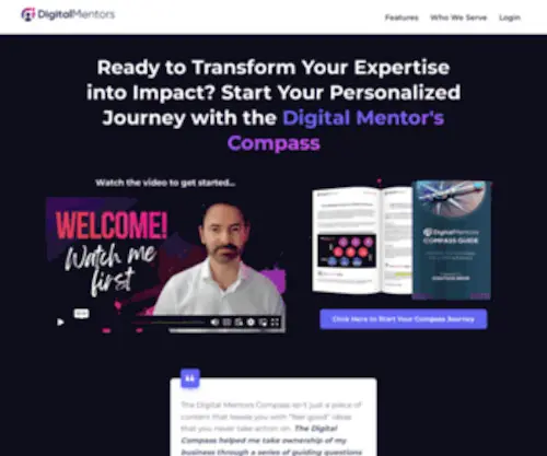 LivethedreamDVD.com(Transform Your Expertise into Impact) Screenshot