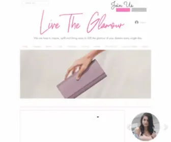 Livetheglamour.com(Live The Glamour) Screenshot