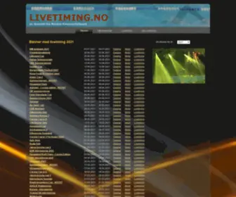 Livetiming.no(Sv鴐ming) Screenshot