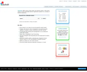 Livetodot.com(Low cost domain names) Screenshot
