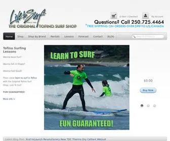 Livetosurf.com(LIVE TO SURF) Screenshot