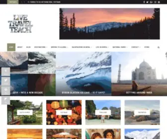 Livetravelteach.com(Amazing Places for Adventures Travel Worldwide) Screenshot