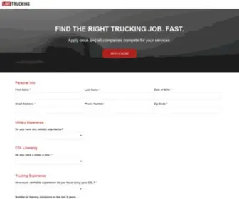 Livetrucking.com(Tired of repeating the same information over) Screenshot