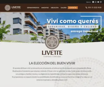 Livette.com(Departamentos en Zona Norte) Screenshot