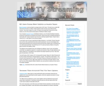 LivetvstreamingHD.com(Live TV Streaming HD) Screenshot