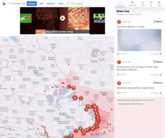 Liveuamap.com(Ukraine Interactive map) Screenshot