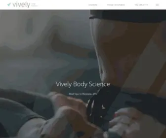 Livevively.com(Vively Body Science) Screenshot