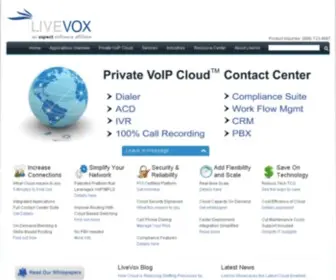 Livevox.net(Livevox) Screenshot