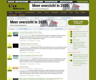 Livewebmarks.com(Internet Marketing Community to Store Your Business Content) Screenshot