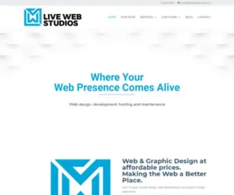 Livewebstudios.com(Live Web Studios) Screenshot