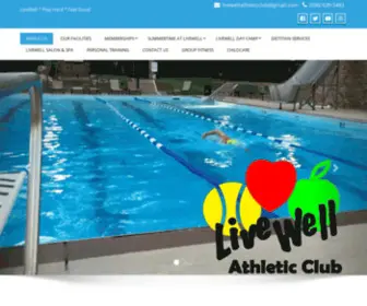 Livewellclub.com(LiveWell Athletic Club) Screenshot