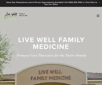 Livewellfamilymedicine.com(Live Well Family Medicine) Screenshot