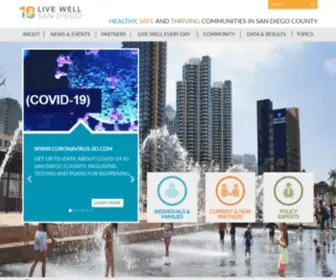 Livewellsd.org(Live Well San Diego) Screenshot