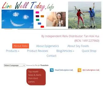 Livewelltoday.info(Soy Superfood) Screenshot