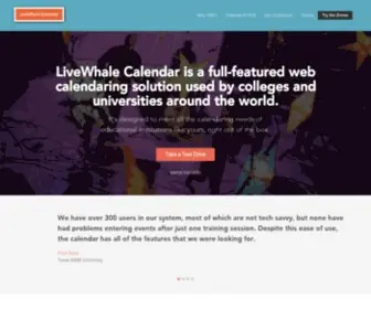 Livewhalecalendar.com(LiveWhale Calendar) Screenshot