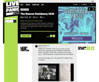 Livewidespreadpanic.com(Download Live MP3 and FLAC Shows) Screenshot