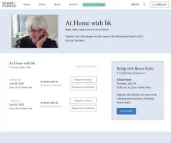 Livewithbyronkatie.com(Live with Byron Katie) Screenshot