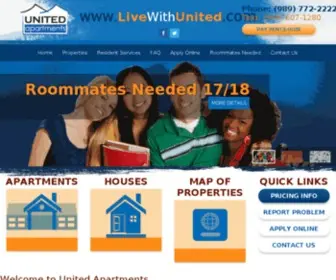 Livewithunited.com(United Apartments) Screenshot
