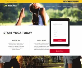 Livewithyoga.com(Doowa Yoga Center) Screenshot