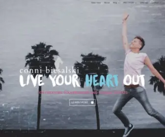 Liveyourheartout.co(Conni Biesalski) Screenshot