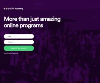 Liveyourmessageacademy.com(Membership) Screenshot