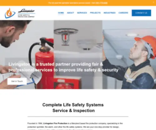 LivFire.com(Livingston Fire Protection) Screenshot