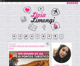 Livialimongi.com.br(Olá Mundão) Screenshot