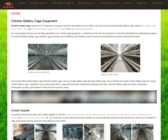 Livibatterycage.net(Chicken battery cage equipment) Screenshot