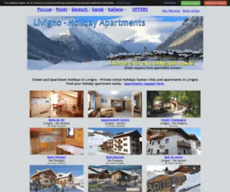 Livigno-Appartamenti.com(Livigno Appartamenti Chalet Alberghi Hotel Vacanze) Screenshot