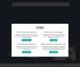Liviko.ee(Eesti rahvuslik kvaliteetalkoholi tootja) Screenshot
