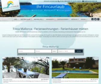 Living-Finca-Mallorca.de(Urlaub / Ferien Finca auf Mallorca mieten) Screenshot