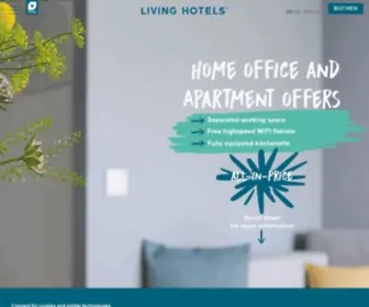 Living-Hotels.com(Serviced Apartments in Deutschland & Österreich) Screenshot