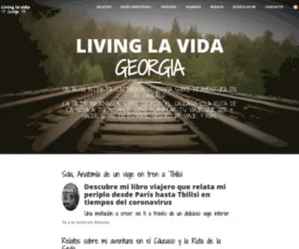 Living-LA-Vida-Georgia.com(▷ Blog para viajar al Cáucaso y Ruta de la Seda) Screenshot