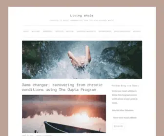 Living-Whole.org(Living whole) Screenshot