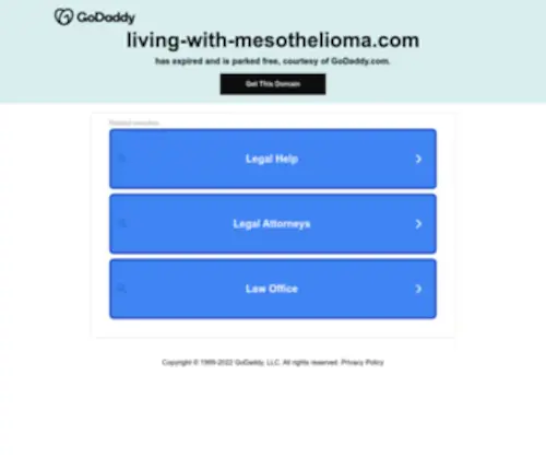 Living-With-Mesothelioma.com(WiseWay Marketing) Screenshot