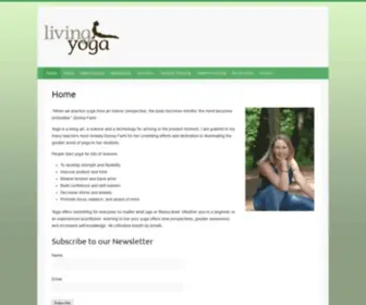 Living-Yoga.ie(Living Yoga) Screenshot