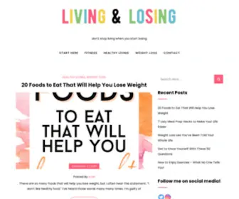 Livingandlosing.com(Livingandlosing) Screenshot