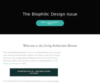 Livingarchitecturemonitor.com(Living Architecture Monitor) Screenshot