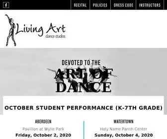 Livingartdance.net(Ballet And Dance Classes In Aberdeen) Screenshot